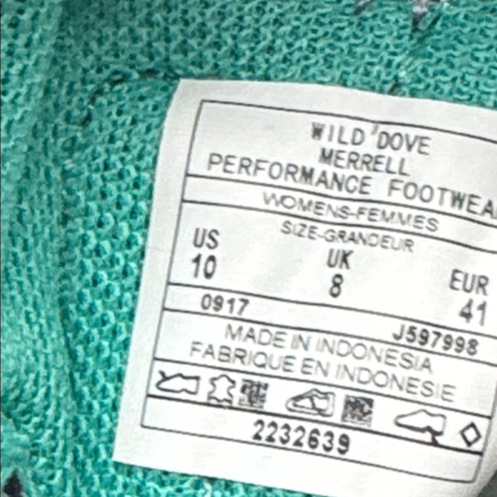 Merrell Grey Suede Active Toe Loop Sandals Size 1… - image 7